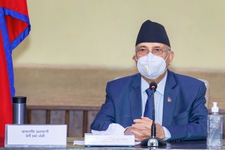 प्रधानमन्त्री ओली सीमा निरीक्षणका लागि संखुवासभा तर्फ
