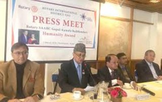 रोटरी सुशासन पत्रकारिता पुरस्कार  सिवाकोटी र रिजाललाई