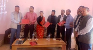 हलेसीमा तीन बैंकमार्फत सामाजिक सुरक्षा भत्ता वितरण गर्न सम्झौता 