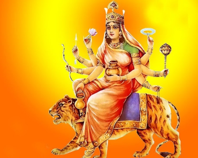 दशैँको चौँथो दिन आज : कुष्माण्डा भगवतीको पूजा अर्चना गरिँदै, शुभकर्म थालनी गर्दा राम्रो