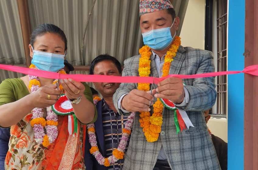 हलेसी तुवाचुङ नगरपालिकामा अस्थायी कोभिड अस्पताल सञ्चालनमा 