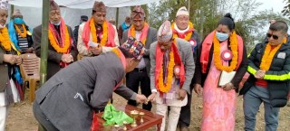 १५ शैयाको अस्पताल स्थापनाका लागि   भवन शिलान्यास 