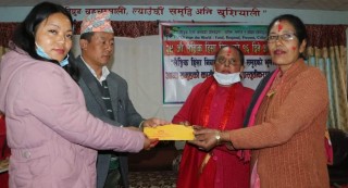 ‘लैंगिक हिंसा न्यूनीकरणमा आमा समुहको भूमिका’ विषयक प्रतियोगीतात्मक कार्यपत्र प्रस्तुत 