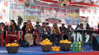 घोर्लेमा प्रथम सुन्तला महोत्सव सुरु (फोटो फिचर) 