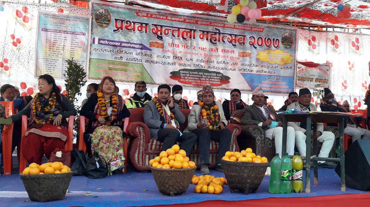 घोर्लेमा प्रथम सुन्तला महोत्सव सुरु (फोटो फिचर) 