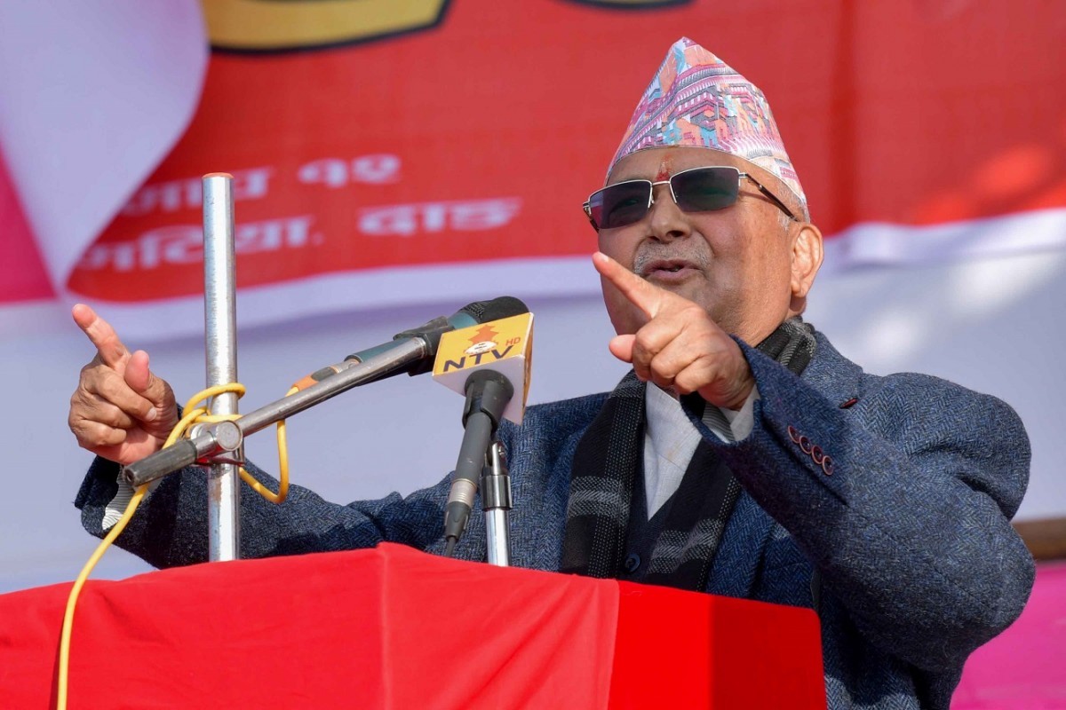 भोट माग्दै ओलीले भने : देश शेरबहादुरको हातमा सुम्पने कि मेरो ?