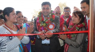 एउटै वडामा एकैदिन चार वटा भवन उद्घाटन