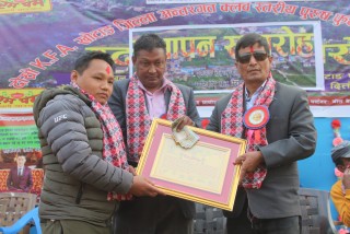 केएफए खेलकुद पत्रकारिता पुरस्कार  शेर्पालाई