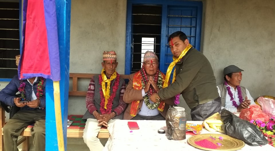 विकासप्रेमी राईलाई गाउँमा अभिनन्दन 