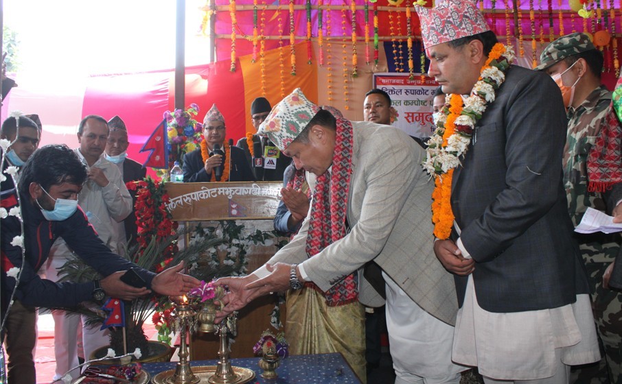 सोल्मामा कम्पोष्ट मल तथा वायोग्याँस प्लान्ट उद्घाटन 