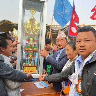 राष्ट्रपति रनिङ शिल्ड दुर्छिम माबिले उचाल्यो  