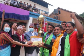 चौथो अध्यक्ष कप भलिबल प्रतियोगीता सम्पन्न