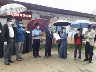 प्रदेशबाट  स्वास्थ्य कार्यालय खोटाङलाई करोडौको स्वास्थ्य सामग्री 
