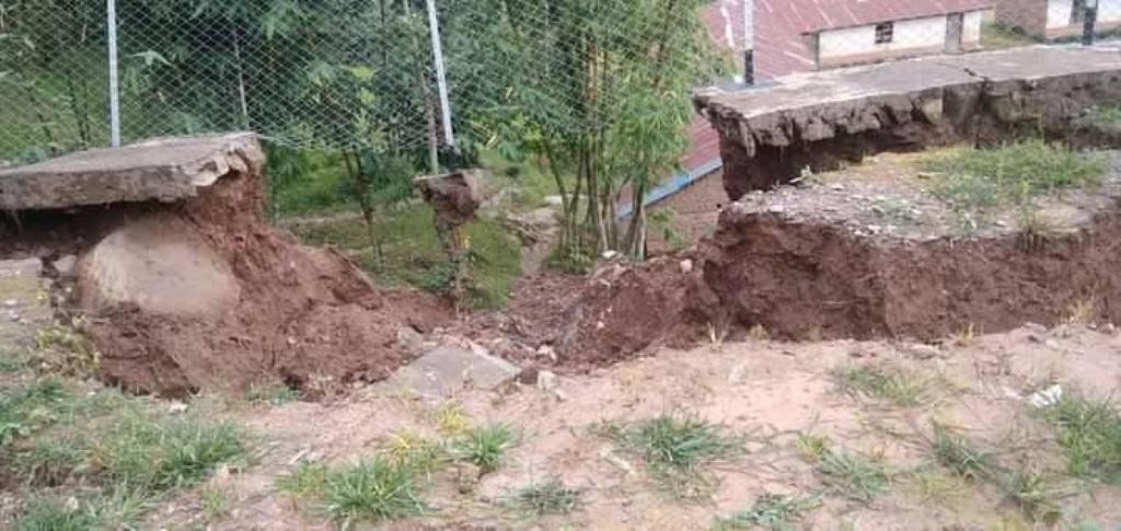 डेढ महिना पनि टिकेन अन्नपूर्ण माविको पर्खाल र सिँढी 