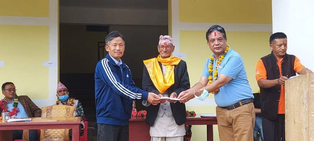 अक्षय कोष स्थापनाका लागि ५० हजार सहयोग