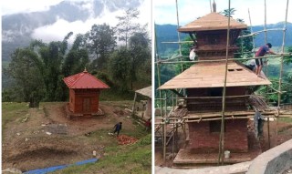 पुरातत्व विभागको मन्दिर : गुणस्तरमा उठ्यो प्रश्न 