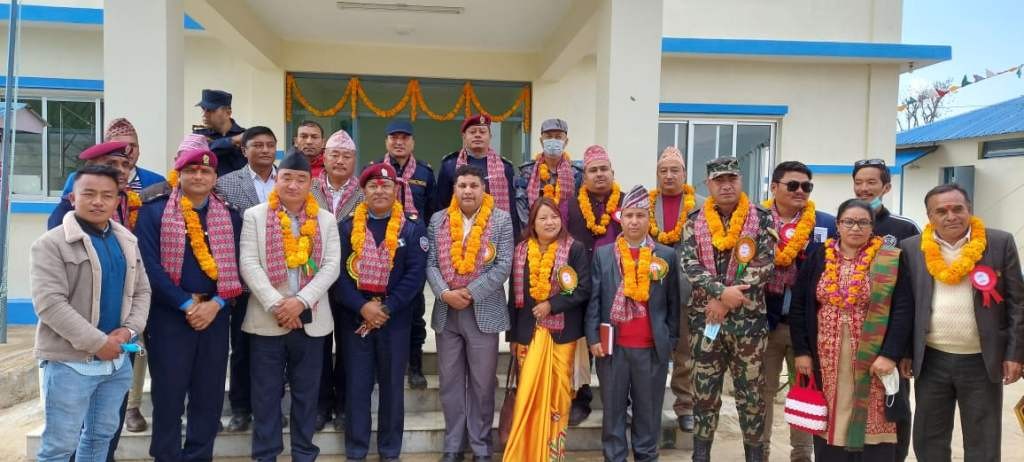 प्रहरीचौकी बुइपाको नवनिर्मित भवन उद्घाटन 