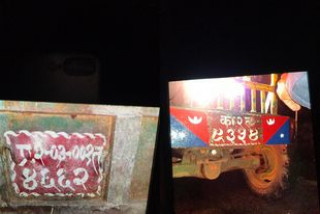टनेल लगायतका सामग्री बोकेको ट्याक्टर प्रहरी नियन्त्रणमा 