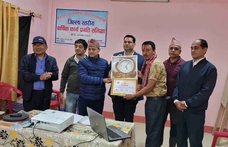 वार्षिक स्वास्थ्य कार्य प्रगतीमा हलेसी पहिलो