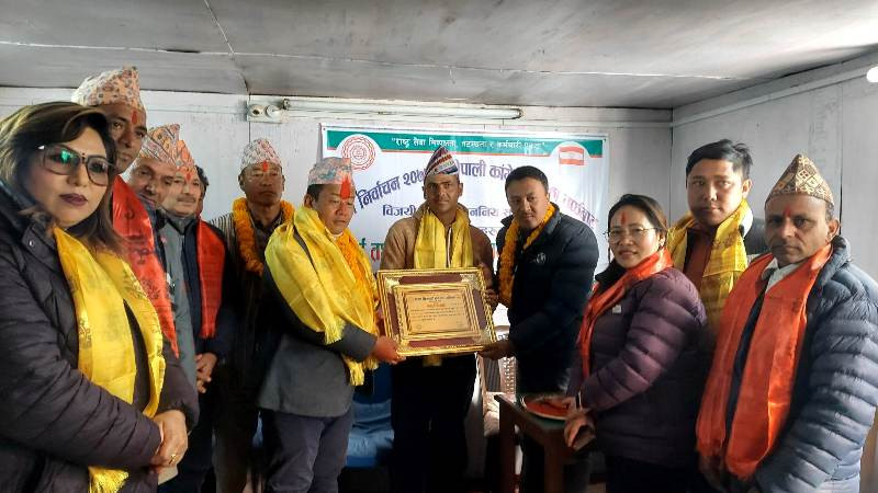 नवनिर्वाचित प्रदेश सांसद  राईलाई  बधाई तथा सम्मान