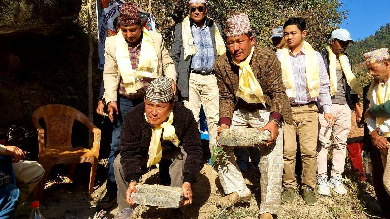 करीव ५५ करोडको खानेपानी आयोजना शिलान्यास