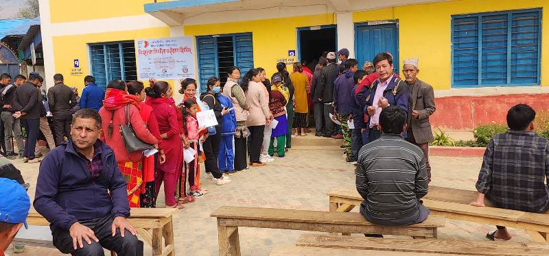 मिर्गौला परीक्षण शिबिरको पहिलो दिन ५ सय ४४ जनाको परीक्षण