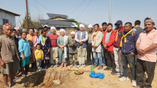 वडा कार्यालयको भवन शिलान्यास 