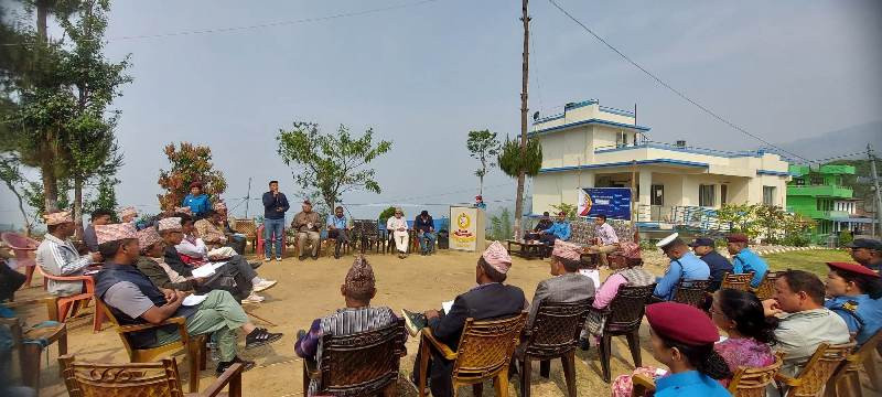 जिल्ला प्रहरी कार्यालय खोटाङद्वारा सार्वजनिक सुनुवाइ कार्यक्रम
