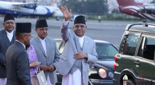 प्रधानमन्त्री प्रचण्ड अमेरिका प्रस्थान
