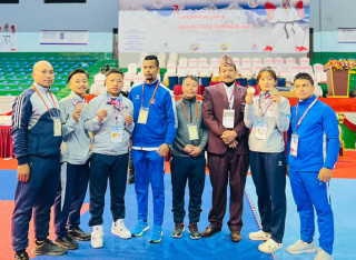 दक्षिण एसियाली कराते च्याम्पियनसिपमा खोटाङले जिताए पाँच स्वर्ण
