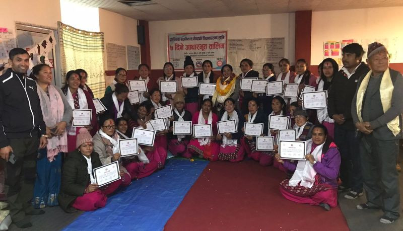 वालविकास शिक्षकहरुका लागि ७ दिने क्षमता विकास तालिम