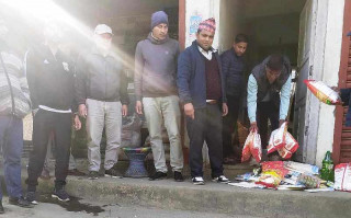 बाक्सिला बजारमा म्याद गुज्रेका उपभोग्यवस्तु जफत