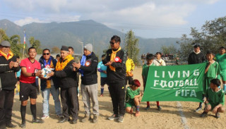 नेर्पामा अन्तर वडास्तरीय पुरुष फुटबल प्रतियोगिता शुरु