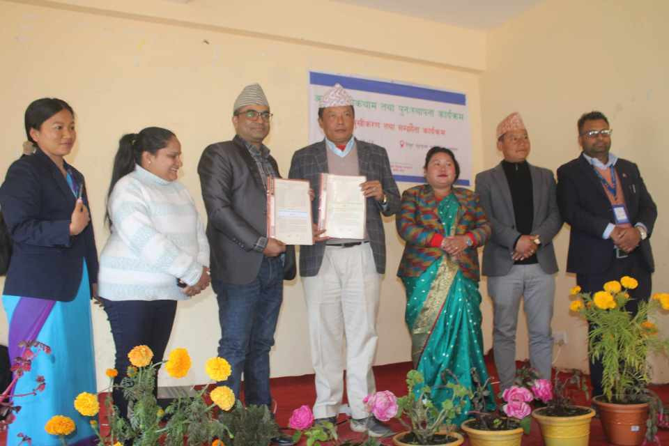 दिप्रुङ चुइचुम्माले गर्‍यो अपाङ्गता रोकथाम तथा पुनःस्थापना कार्यक्रम सम्झौता