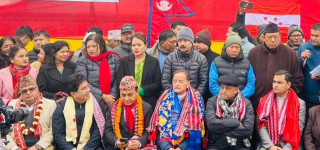 कांग्रेस महामन्त्री गगन थापाले झापाबाट सुरु गरे ‘संवाद यात्रा’