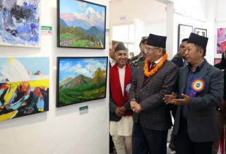 मुन्दुम अन्तर्राष्ट्रिय चित्रकला प्रदर्शनी सम्पन्न (फोटो फिचर)