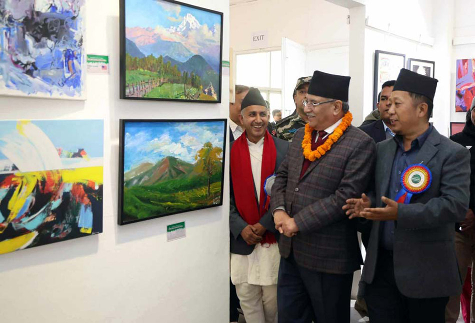 मुन्दुम अन्तर्राष्ट्रिय चित्रकला प्रदर्शनी सम्पन्न (फोटो फिचर)