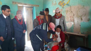 खोटाङमा दादुरा–रुबेला खोप अभियान शुरु