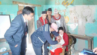 खोटाङमा १० हजार ६ सय ५ जना बालबालिकाले लगाए दादुरा–रुबेलाविरुद्ध खोप