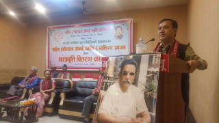 दिवंगत भएर पनि बाँचिरहने योद्धा हुन राधेश्याम जोन्छे : महामन्त्री शर्मा