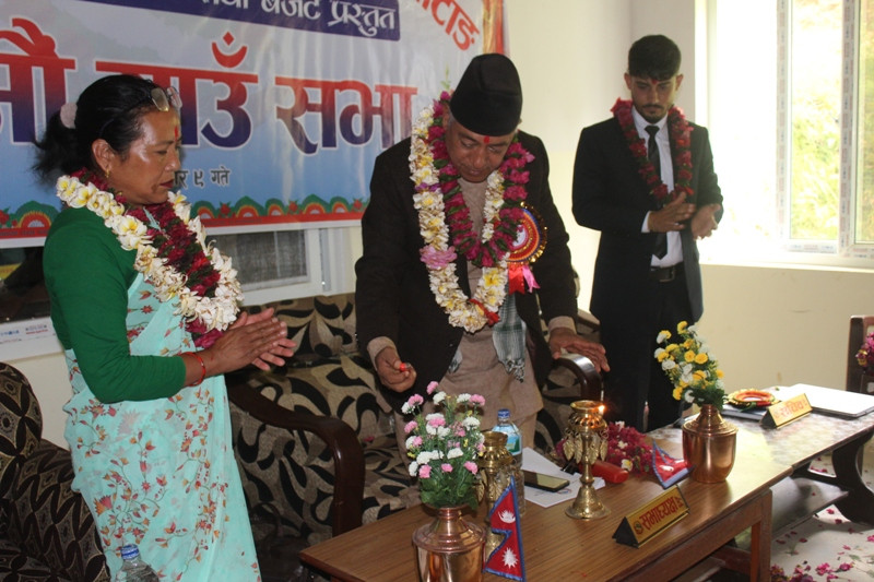 रावावेसी गाउँपालिकाको वार्षिक बजेट ४० करोड ६३ लाख ५८ हजार 