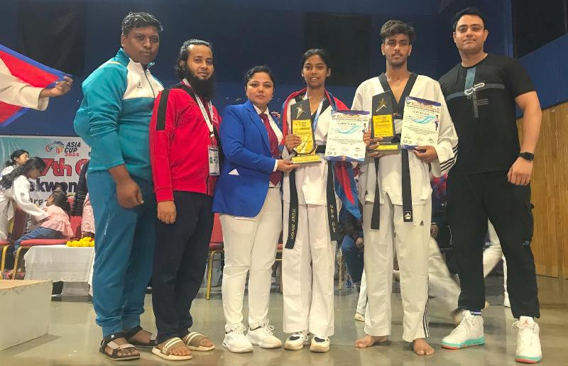 सातौँ एसिया कप अन्तर्राष्ट्रिय तेक्वान्दोमा नेपालकी रितिका बनिन् ‘बेस्ट फाइटर’