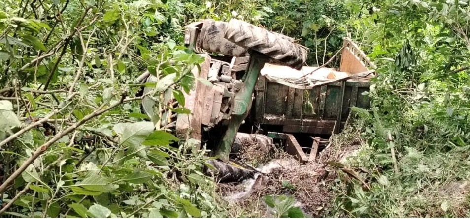खोटाङमा ट्याक्टर दुर्घटना  हुँदा एक जनाको  मृत्यु