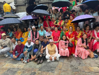 पशुपतिनाथमा खोटाङ्गेको संयुक्त सन्ध्याकालीन आरती