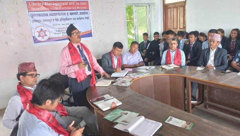 भोजपुर क्याम्पसमा ई–लाईब्रेरी व्यवस्थापन सम्वन्धी प्रशिक्षण सुरु