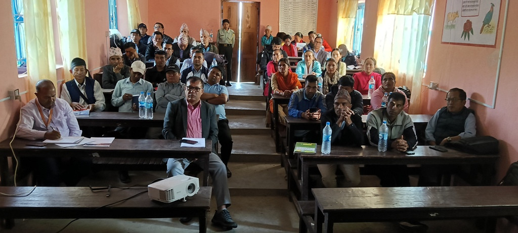 खोटेहाङ गाउँपालिकाद्वारा शैक्षिक गतिविधि तथा प्रगतिका बारेमा समीक्षा