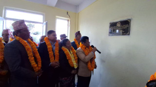 वडा कार्यालय भवनको उद्घाटन