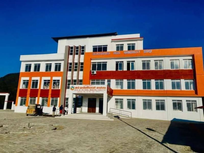 वराहपोखरी गाउँपालिकामा बन्यो सुविधा सम्पन्न प्रशासनिक भवन