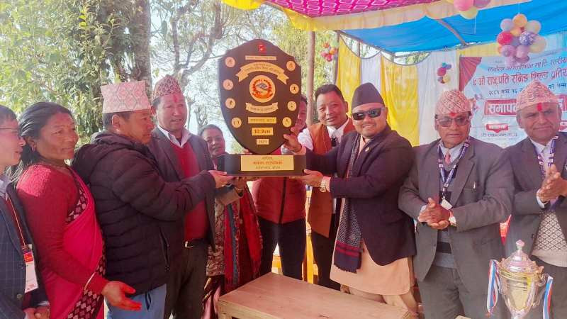 राष्ट्रपति रनिङ शिल्डको उपाधि राधाकृष्ण माविलाई