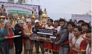 आयोजक नेर्पा स्पोर्टस् क्बल नेर्पाले चुम्यो ‘नेर्पा भुलभुले पुरुष फुटबल’को उपाधि